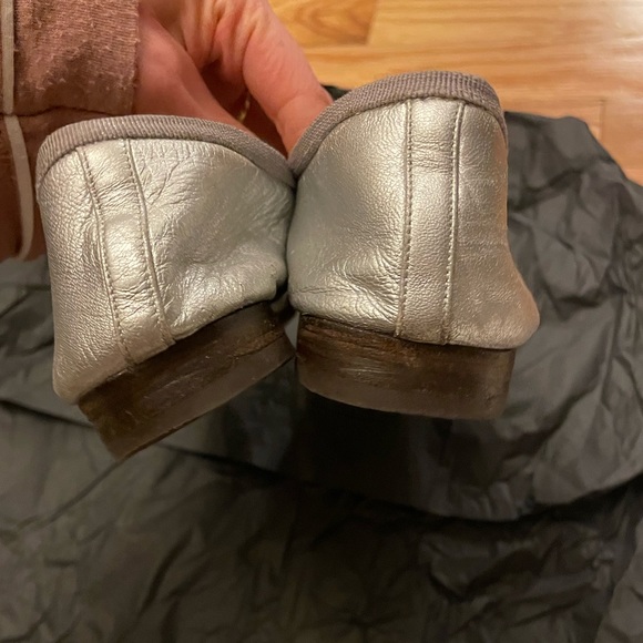 Chanel metallic ballet flats (resoled) - Picture 7 of 8